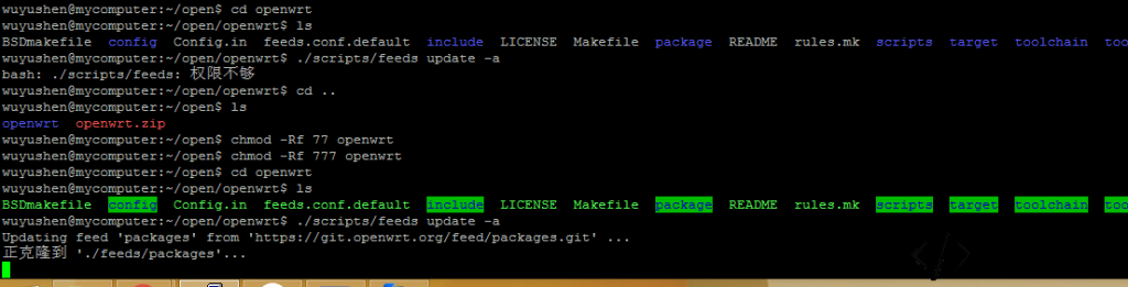 directory permission screenshot