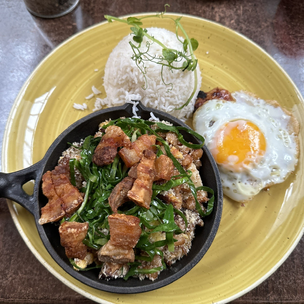 Eating at a Brazilian restaurant in Ireland