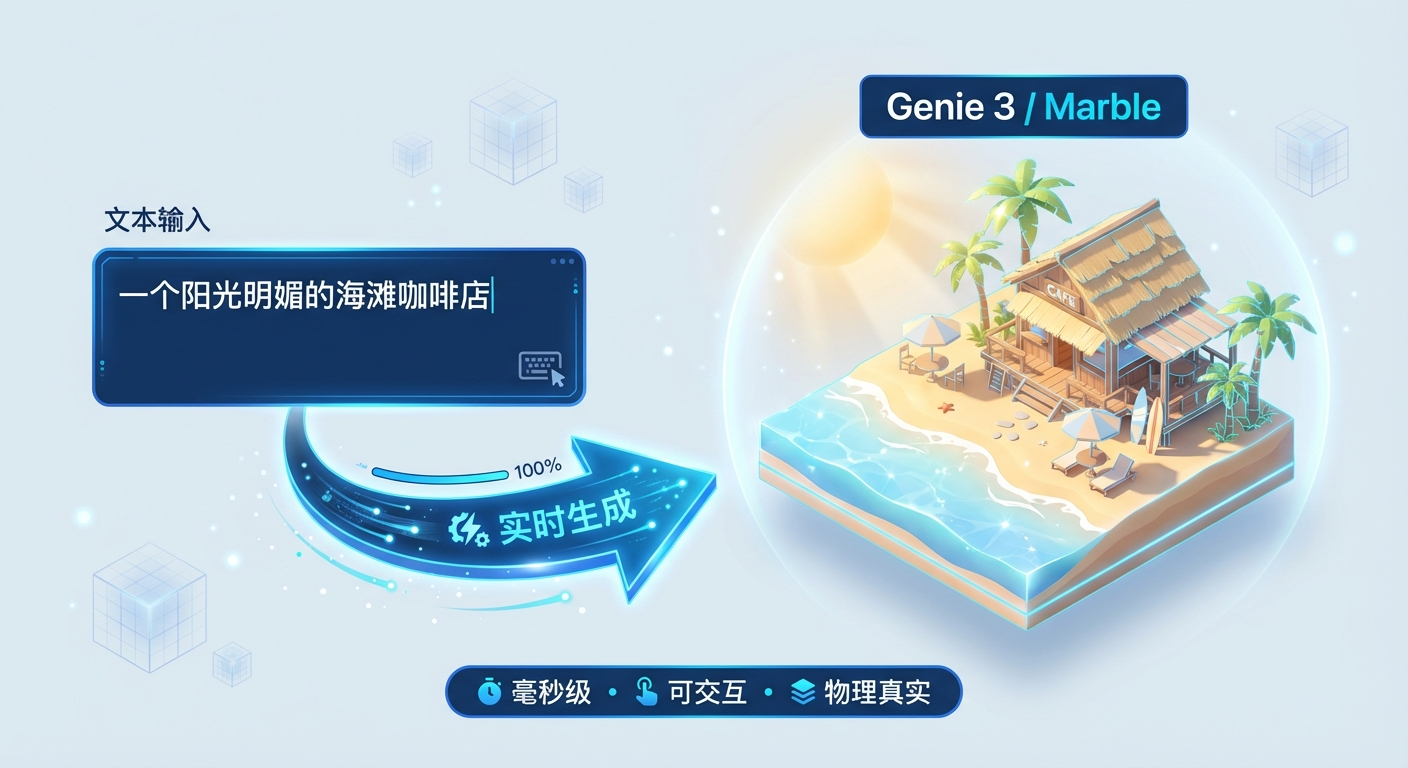 Genie 3 and Marble represent the move toward instant environment generation