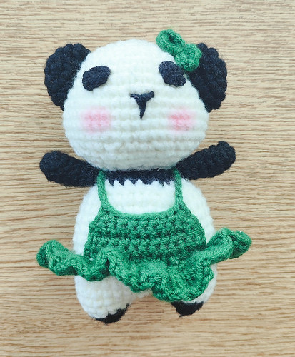 panda in dress body
